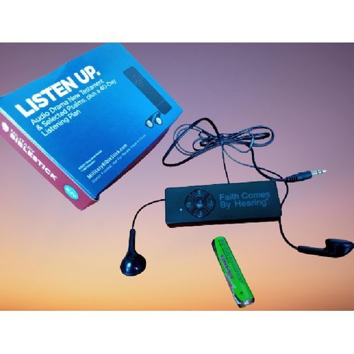 KJV Audio New Testament With Psalms, Drama Plus Ear Piece & AAA Battery