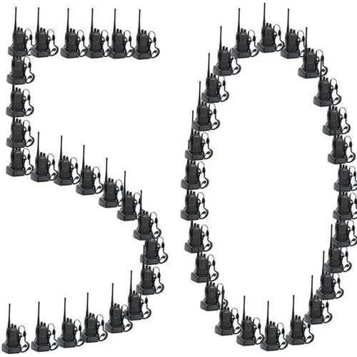 Two-way Radio Bf-888s Walkie Talkie Uhf - 5W - 16ch - 50 Pieces