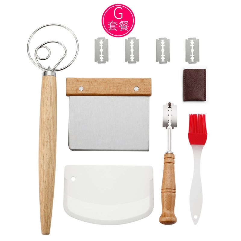 Baking Tool Set Bread Making Kit With Dough Scraper Silicone