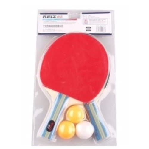 Table Tennis Bat  - 2 In 1 - With 3 Eggs