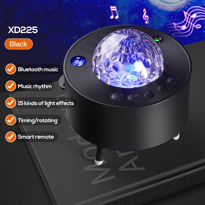 Starry Sky Led Galaxy  Nightlight Child Gift Deco Rotate Blueteeth Music Star Projection USB Night Light Bedroom Lamp