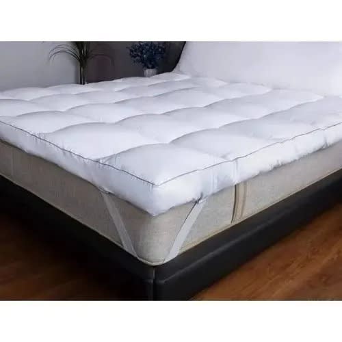 Fluffy Mattress Topper - White