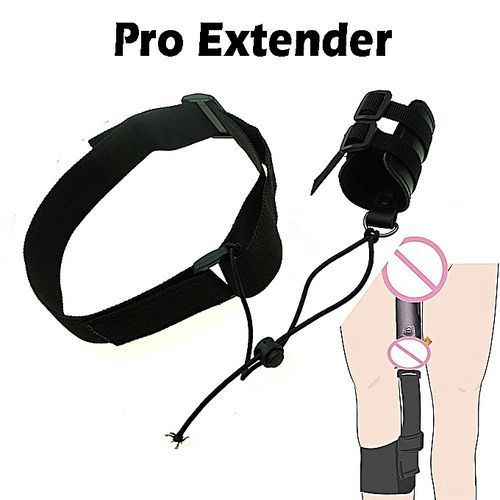 Enlarger For Men Leather Penis Pro Extender Stretcher Enhancement Tension Device