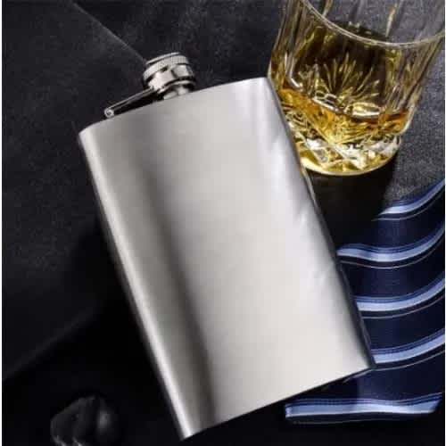 Hip Flask 9oz - Stainless Steel