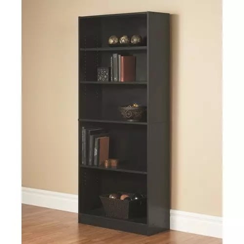 Wide 5 Shelf Bookcase