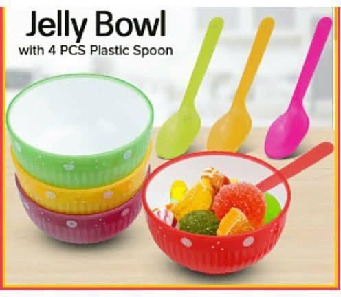 Pieces Jelly Bowl With Spoon For Baby And Kids