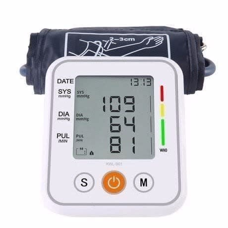 Electronic Blood Pressure And Pulse Monitor With Voice