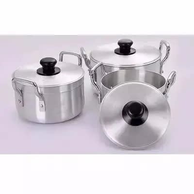 Aluminium Pots - Set Of 3