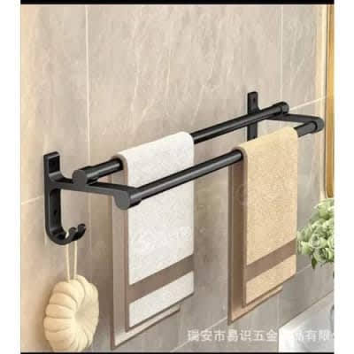 Bathroom Towel Hanger With Hooks