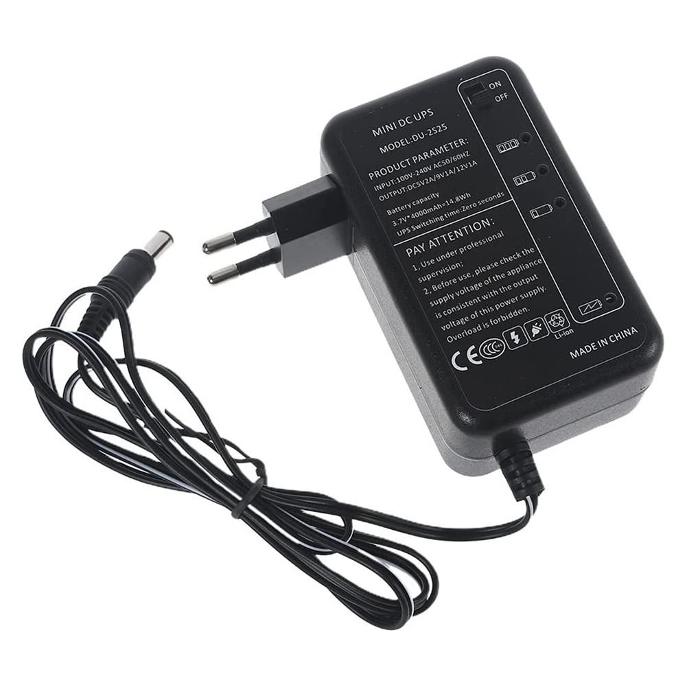 Rechargeable 5000MAh 5V 9V 12V UPS Uninterrupted Backup