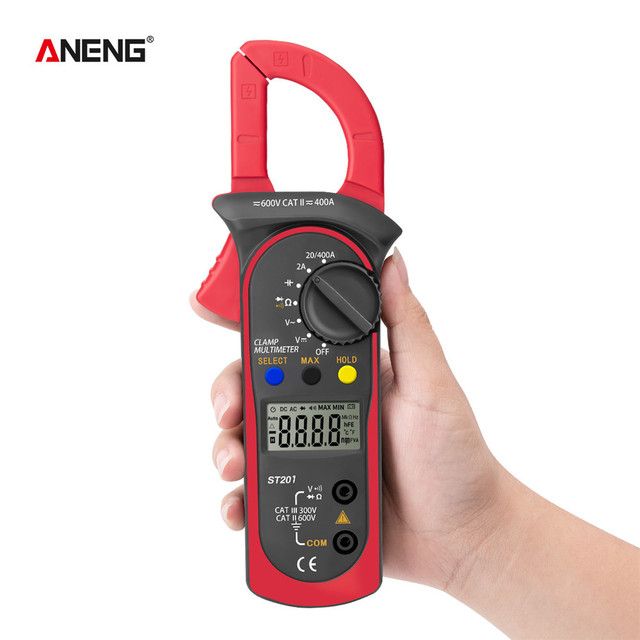 Digital Ac/dc Clamp Meter True Rms Auto Range Multimeter