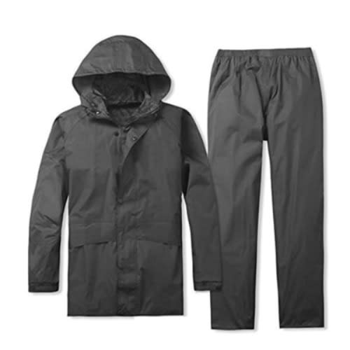 Up And Down Rain Coat - Black