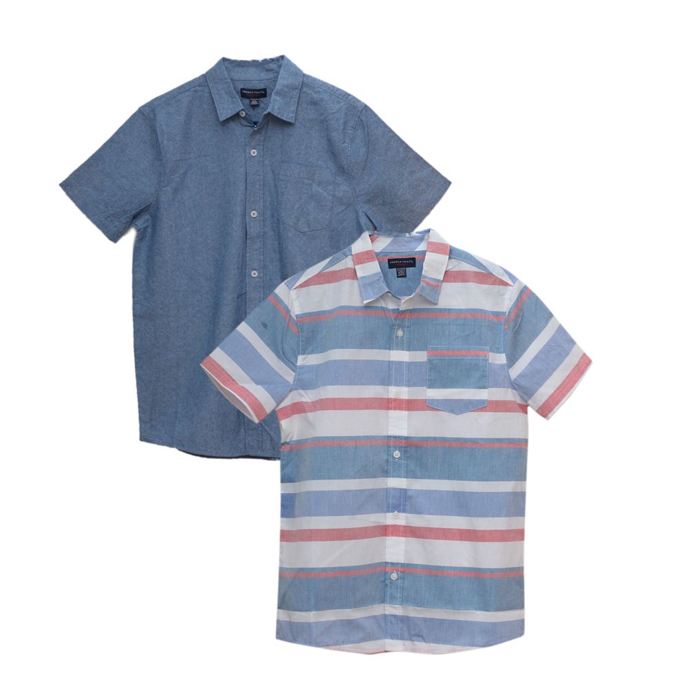 2IN1 Boy's Short Sleeve Shirt - Multi