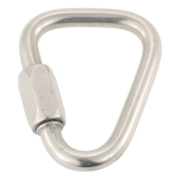 Stainless Steel Triangle Quick Link Locking Carabiner-5