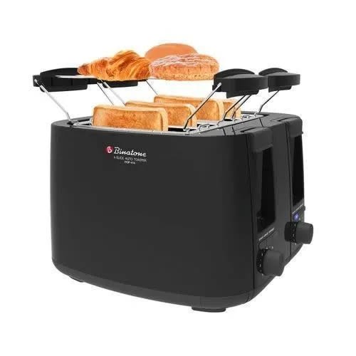 Four Slices Auto Pop-up Toaster - 750w - Pop-414 - Black