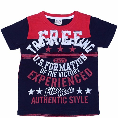 Boys Print Tshirt - Blue