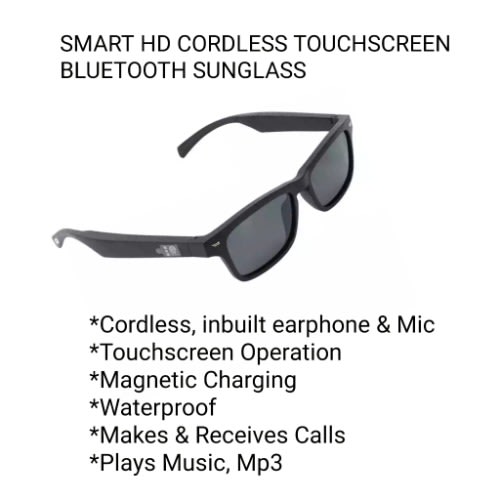 Smart Hd Cordless Touchscreen Bluetooth Sunglass