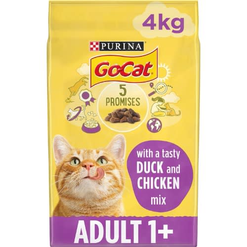 Go-cat Adult Chicken And Duck Dry Cat Food - 4kg