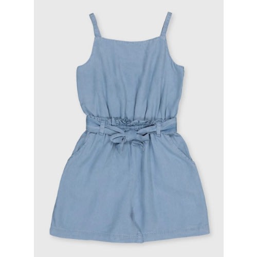 Blue Chambray Playsuit