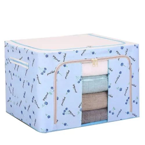 Foldable Clothes And Beddings Storage Box - Large Size- 100l