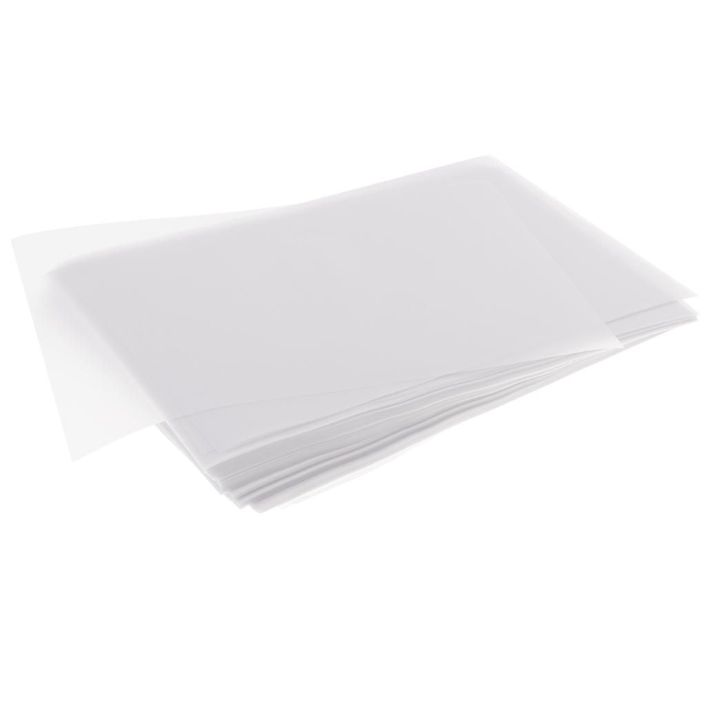 200 Piece Clear 6 Translucent Sheets For Drawing Supplies