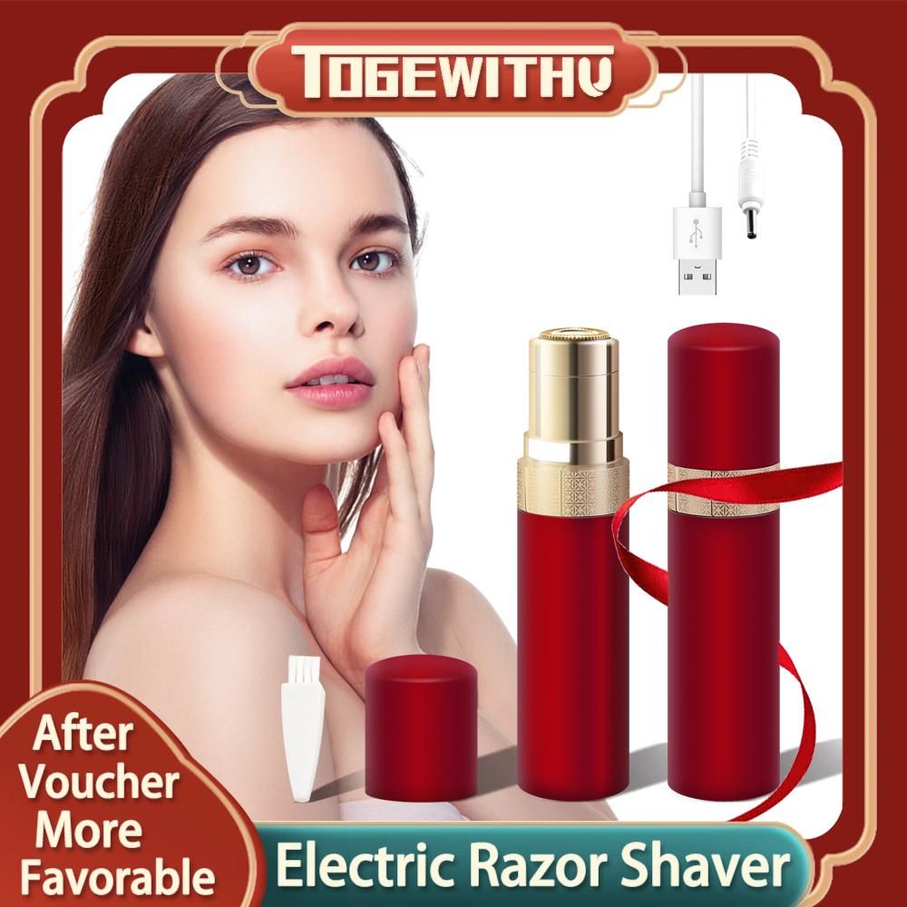 Facial Hair Removal for Women, Electric Hair Trimmer for Women USB Rechargeable Painless Hair Trimmer Portable Electric Epilator for Women Hair Removal Device Appliance Lady Hair Remover for Cheeks Chin Upper Lip Arms and Leg Hair