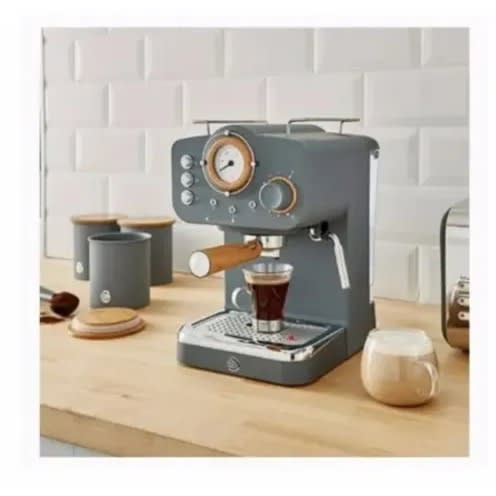 Retro Pump Espresso Coffee Machine - Cream -sk22110cn- 1100W