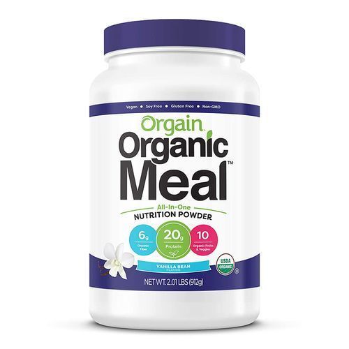 Organic Plant Based Meal Replacement Powder, Vanilla Bean