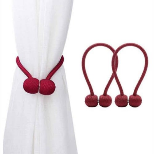 Magnetic Curtain Decorative Tiebacks Holder - 2 Pieces