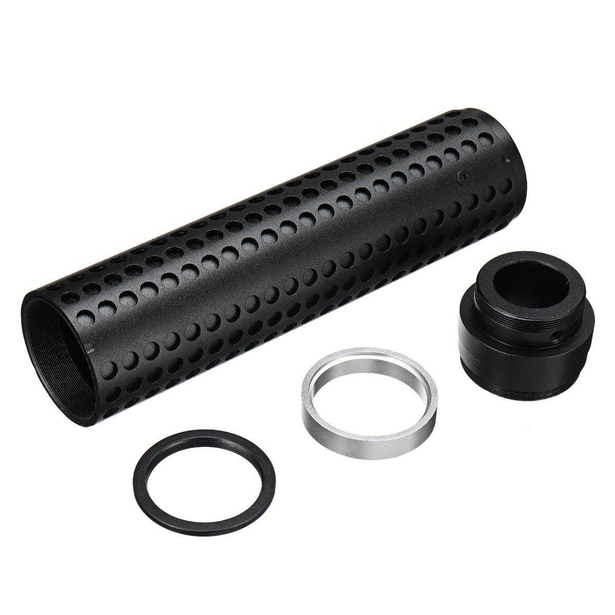 Metal JinMing Gen8 M4 Blaster Silencer Muffler Honeycome Attachment Black (black)