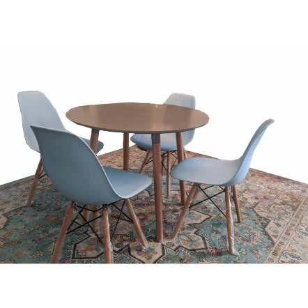 Hygena Charlie Dining Table + 4 Eames Chair