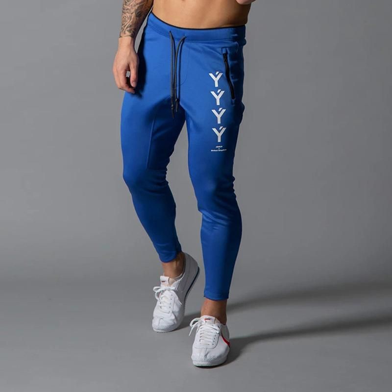 Fitness Pants Men's Pants Casual Pants Casual Pants Casual Clothing Adjusted Men's Clothing Letter and Fitness Fitness Sport Pants