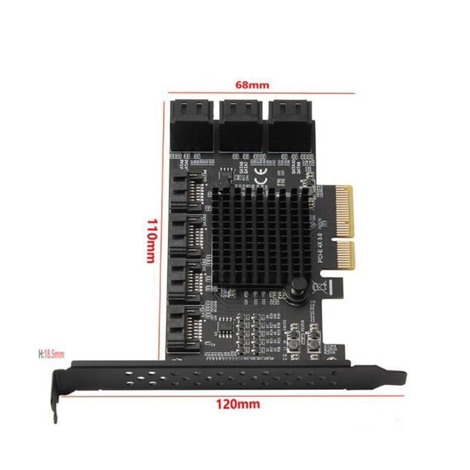 4X To SATA3.0 Expansion Card Adapter As System Disk For Windows