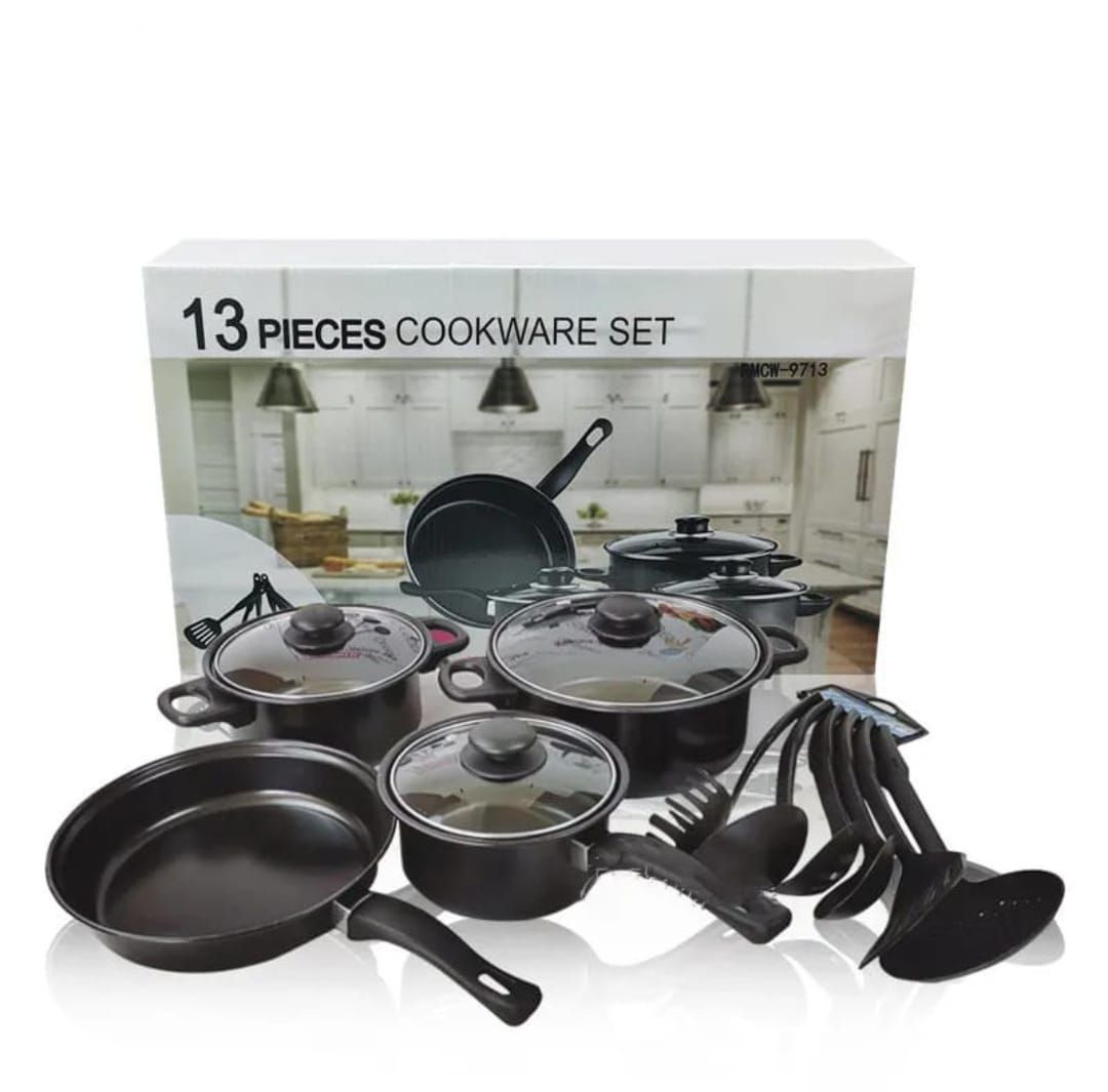 13PCS NON-STICK COOKWARE SET