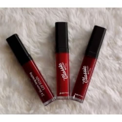 24 Hours Long Lasting Lip Stain - Red - 8ml - 3pcs