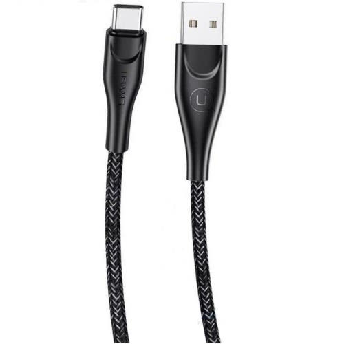 USB Nylon Braided Fast  Charging Cable For Type-C - U41 - 3m - Black