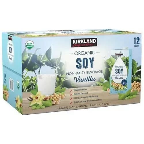 Kirkland Signature Organic Soy Beverage Vanilla - 946ml - 12pcs