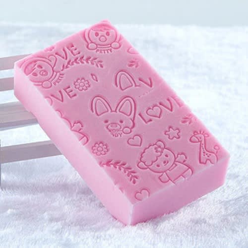 Exfoliating Bath Body Sponge- Pink