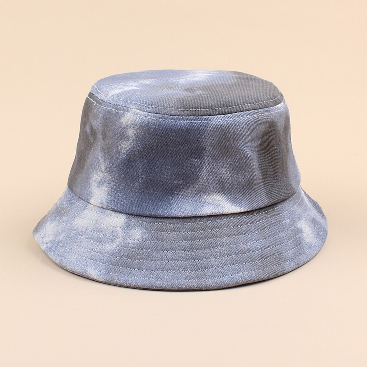 Men Women Tie-Dye Print Fisherman Hat Adjustable Outdoor