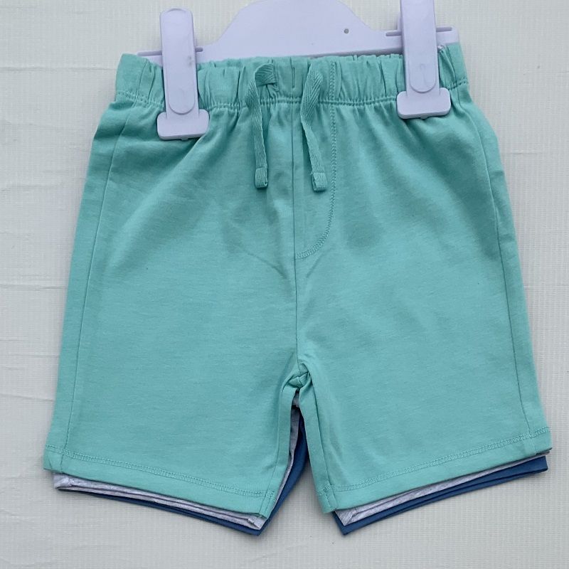 Baby Boys Plain Colored Shorts -3 Pieces