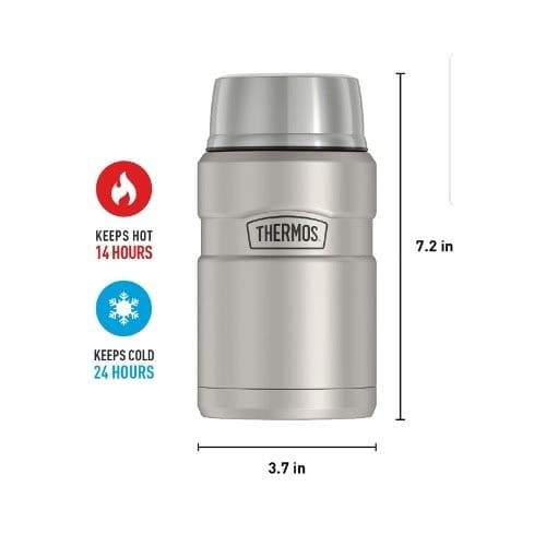 Stainless Vacuum Insulated Food Jar - 710ml - Matte Steel