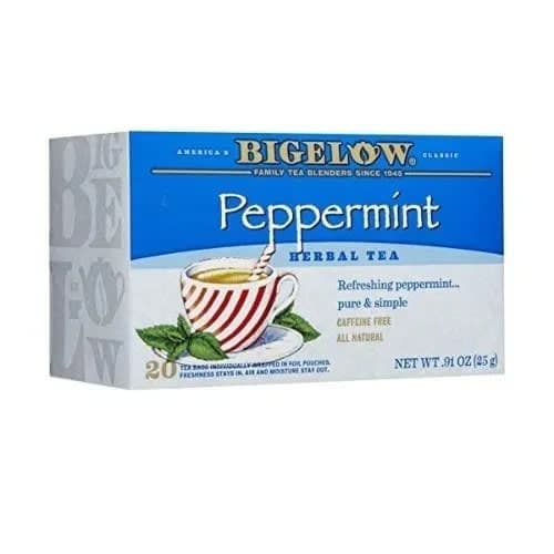 Bigelow Peppermint Herbal Tea 25g - 20 Count