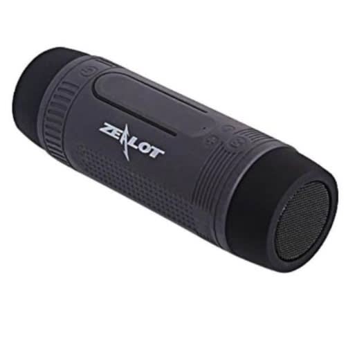 Super Bass Bluetooth Portable Speaker Torchlight - Grey