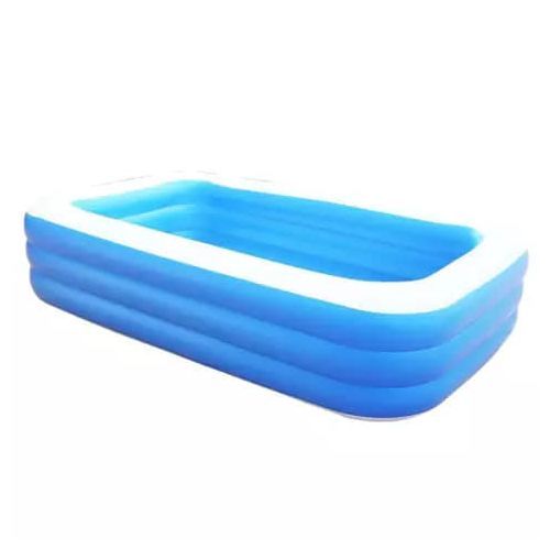 Inflatable Swimming With Pump  Pool Size 210 X 140 X 60cm