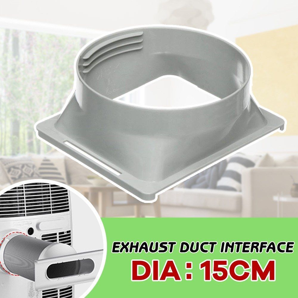 Square Exhaust Hose Interface For 5.91in Diameter Duct