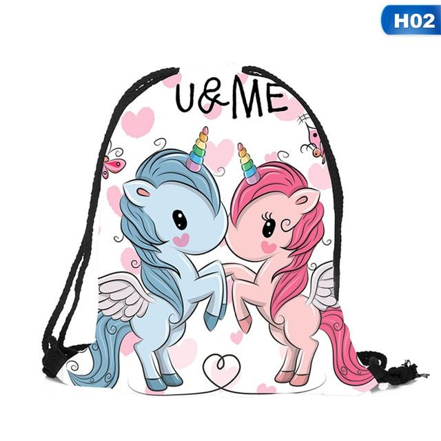Unicorn Waterproof Swimming Backpack Double Layer Sport Bag