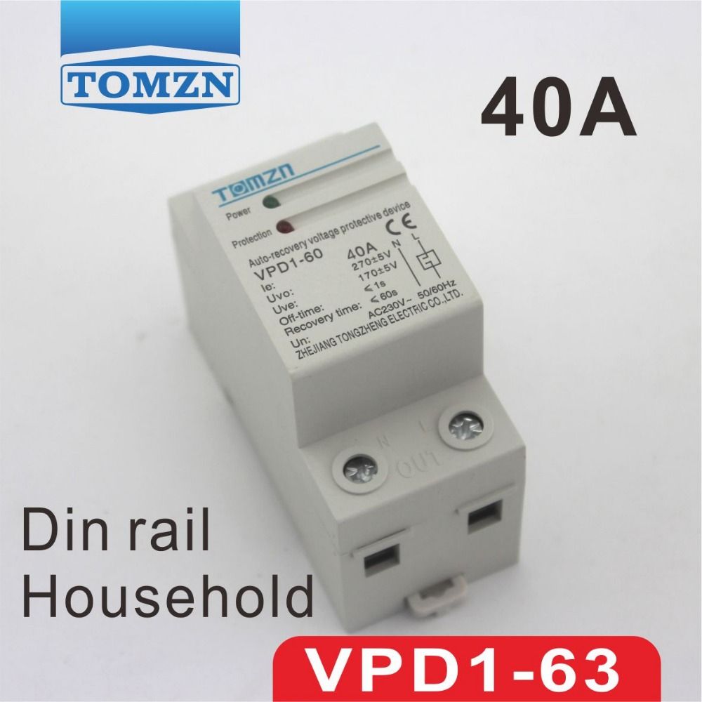 Din Rail 40A Household Reconnect Automatic 230V Recovery