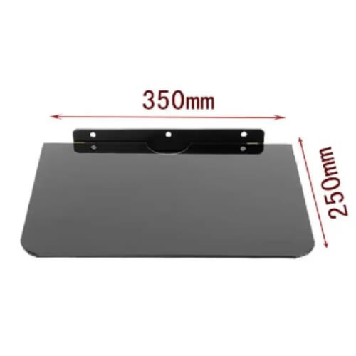 Single Layer Glass Wall Hanger For Dvd - Audio Set
