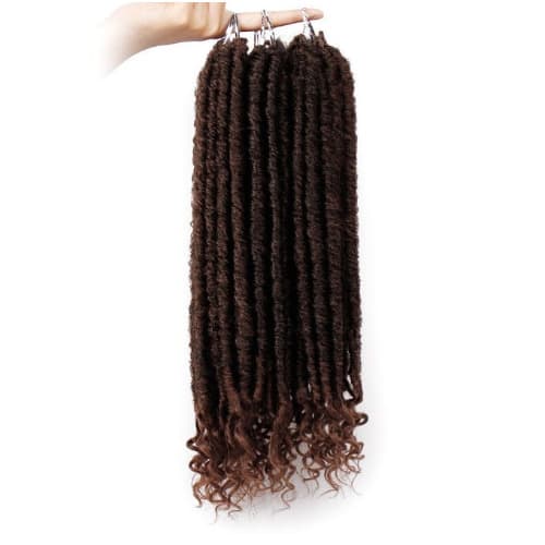 Gradient Color Twist Crochet Braids - 16"
