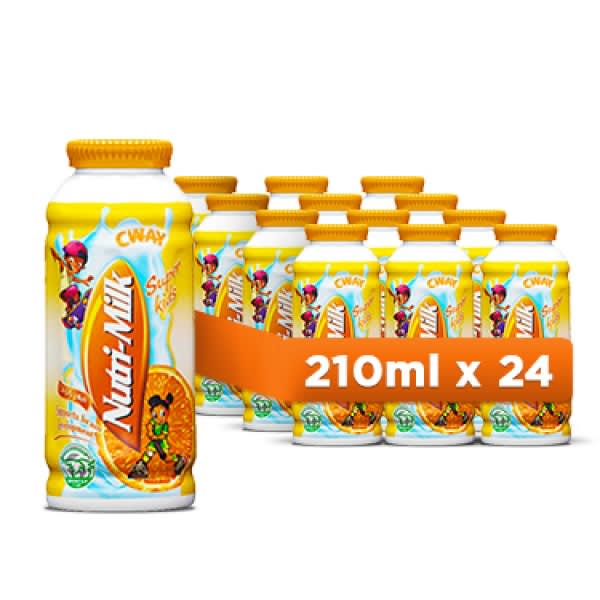 Super Kids Nutri-milk Orange Flavor Drink X24 - 210ml